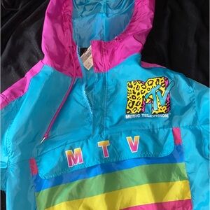 Crop MTV Windbreaker Jacket